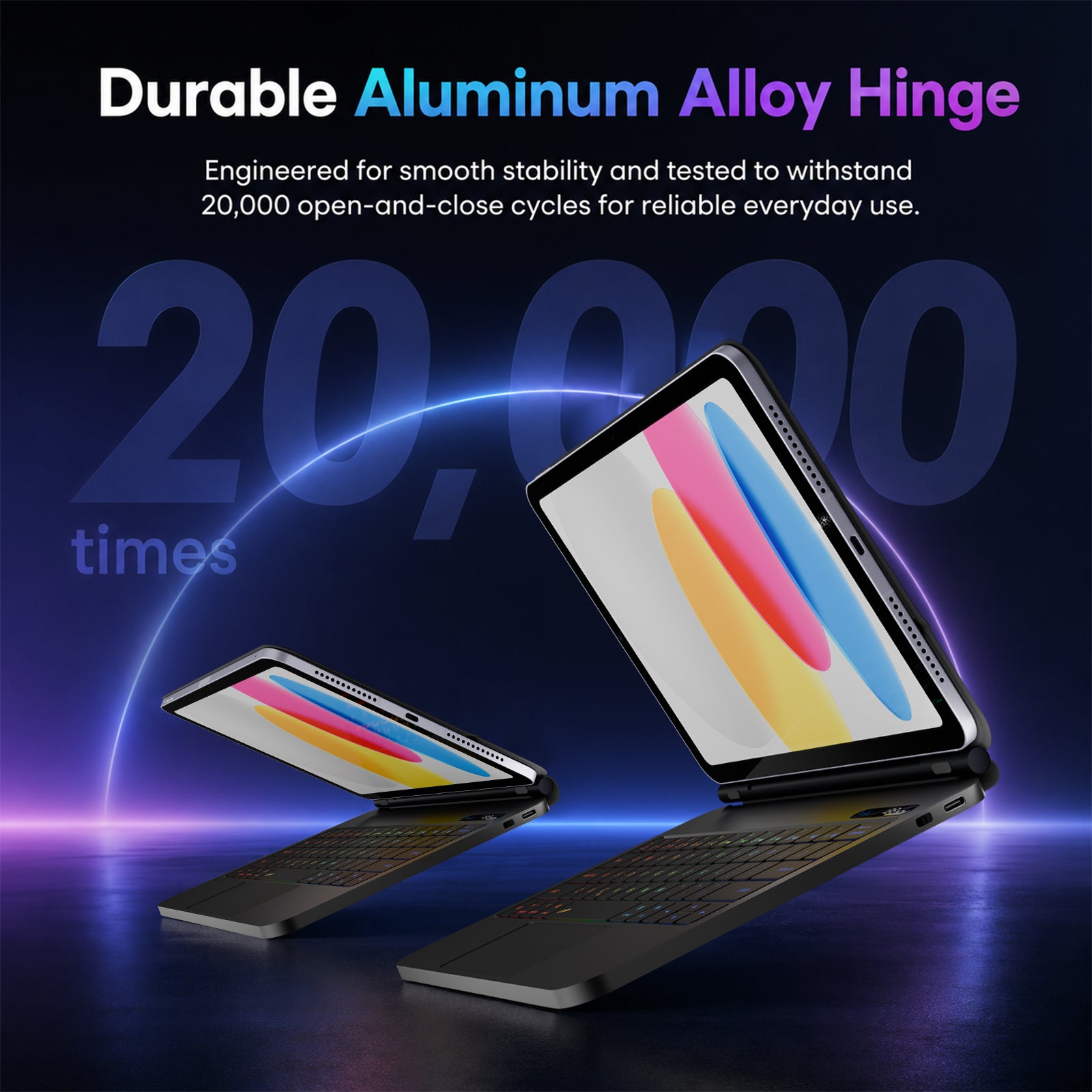 MK-209 Keyboard Case for iPad A16 (11th Gen) & iPad 10th Gen Cover