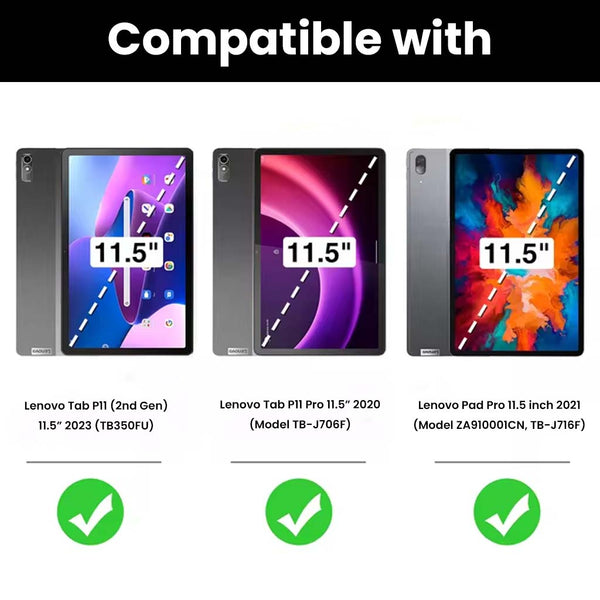 LX115T Keyboard Case for Lenovo Tab P11 (2nd Gen)/ P11 Pro/ Pad Pro 11.5 - 2