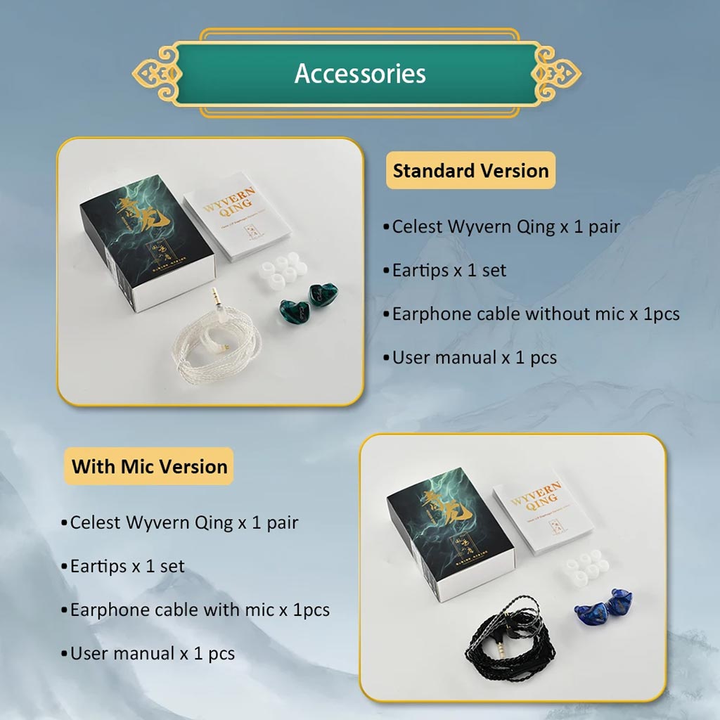 Kinera Celest Wyvern Qing IEM Accessries