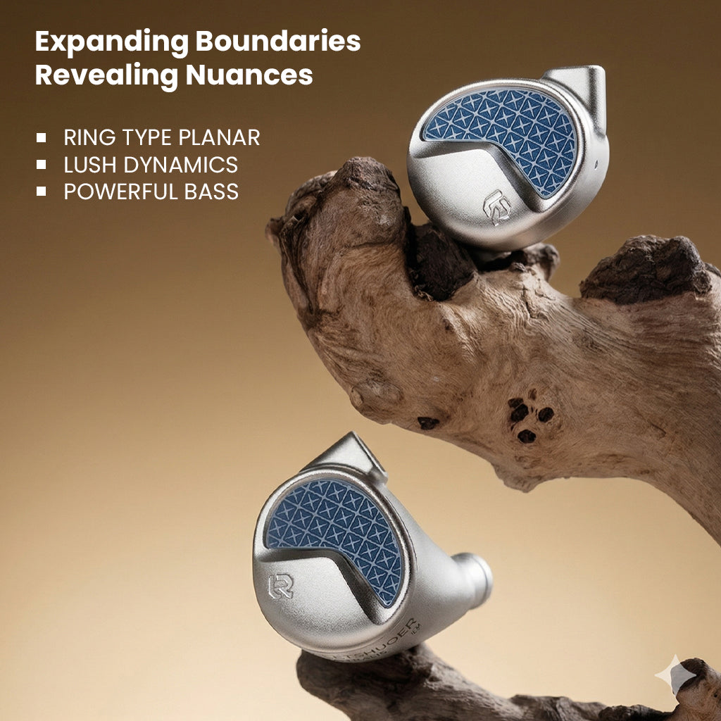 LETSHUOER - Astralis HiFi 15.5mm Ring Planar Driver In Ear Monitor