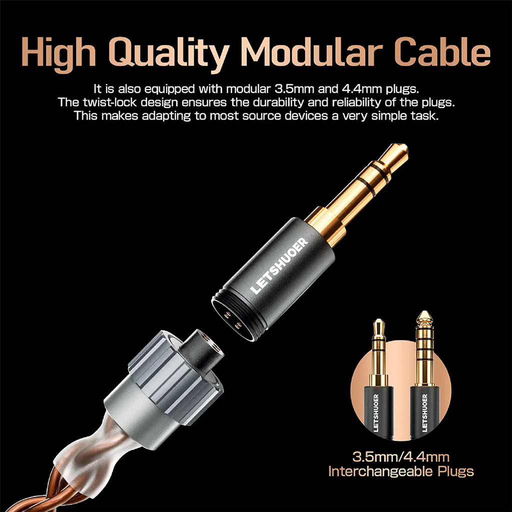 LETSHUOER S08 IEM Modular Cable