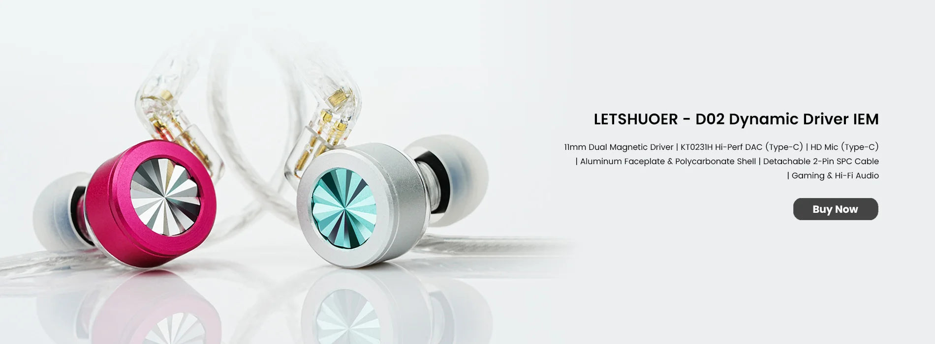 LETSHUOER - D02 Dynamic Driver IEM