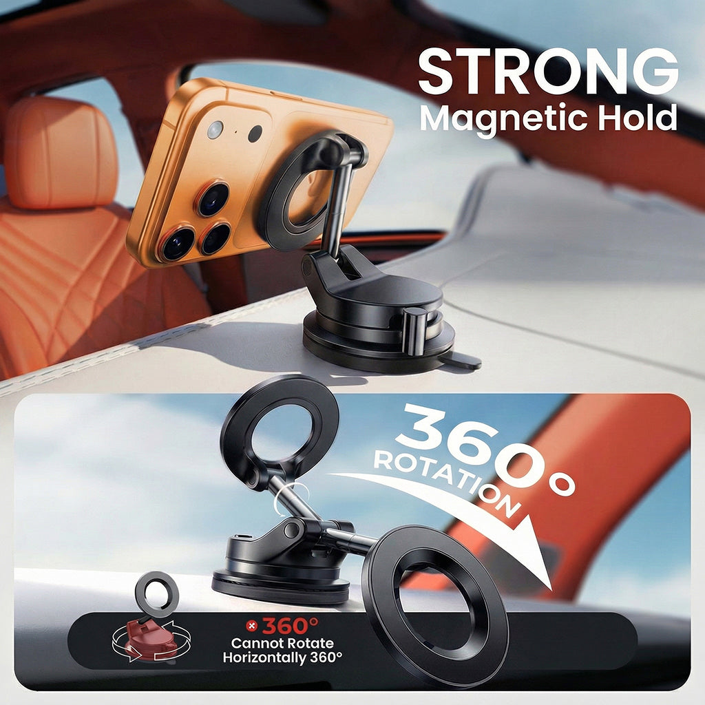 LISEN- 360° TRI-AXIS MagSafe Phone Holder Rotatable & Foldable