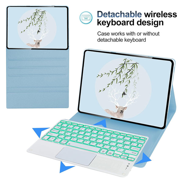 LX103T Keyboard Case Cover for Lenovo Tab M10 FHD Plus 2nd Gen/ K10 10.3 - 4