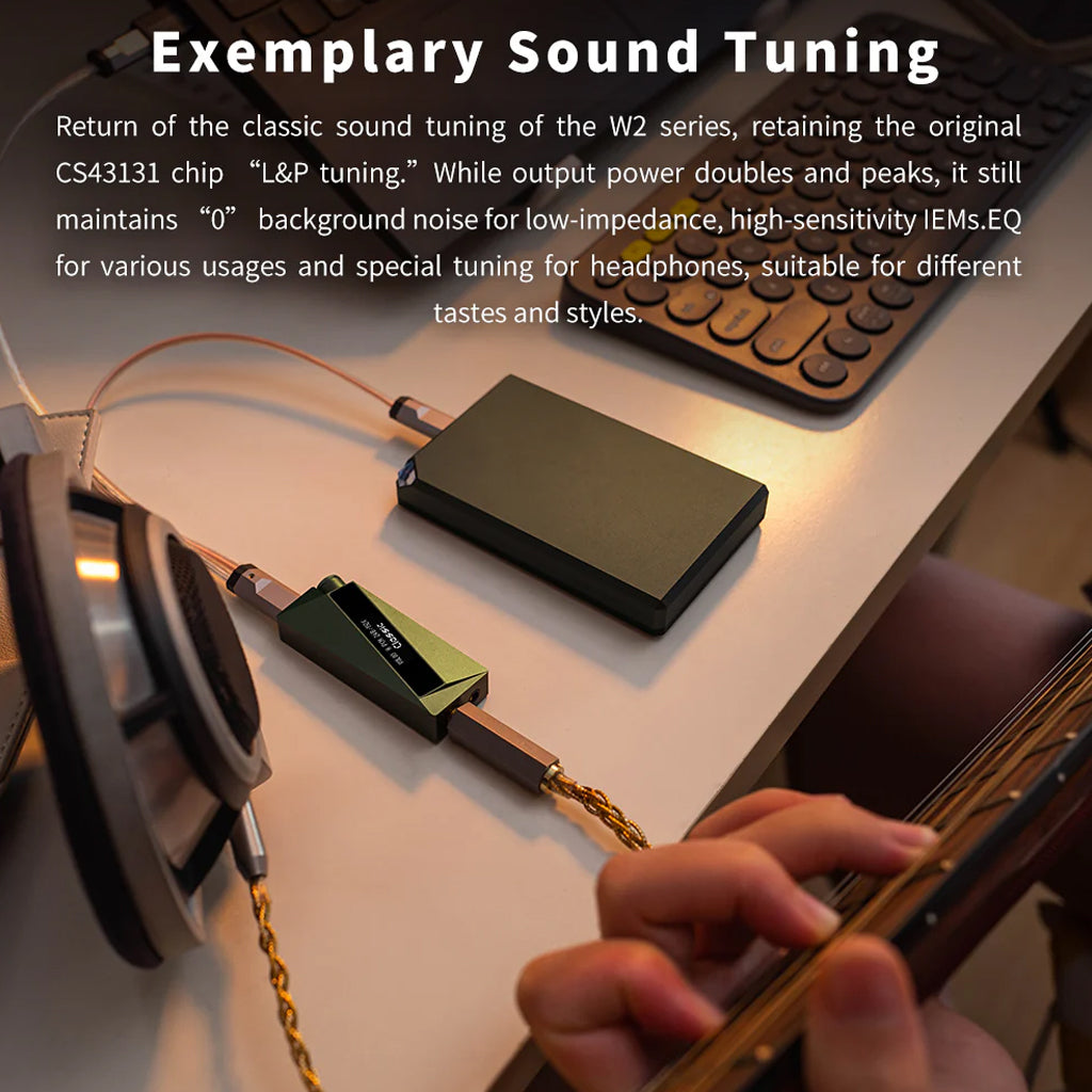 Luxury Precision W2 Ultra Portable USB DAC Amp tuning