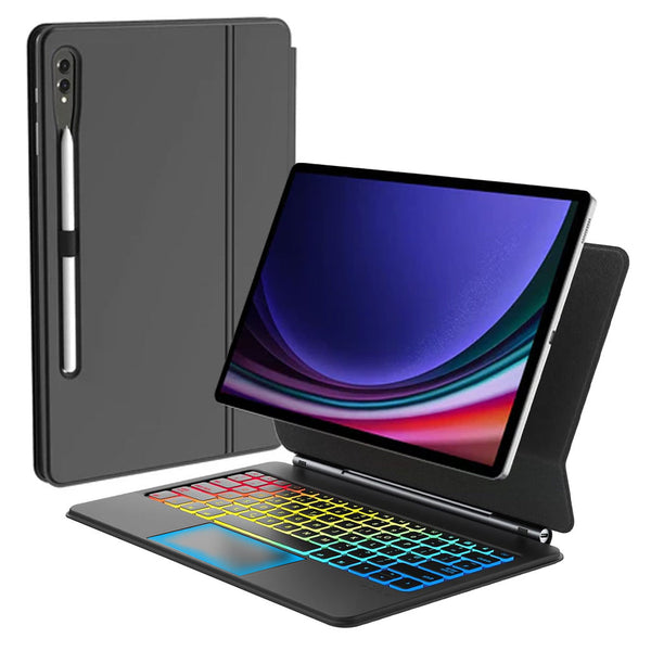 M11P-S9+ Keyboard Case for Samsung Galaxy Tab S10+ Plus/ S9 FE+/ S9 Plus 12.4 - 1