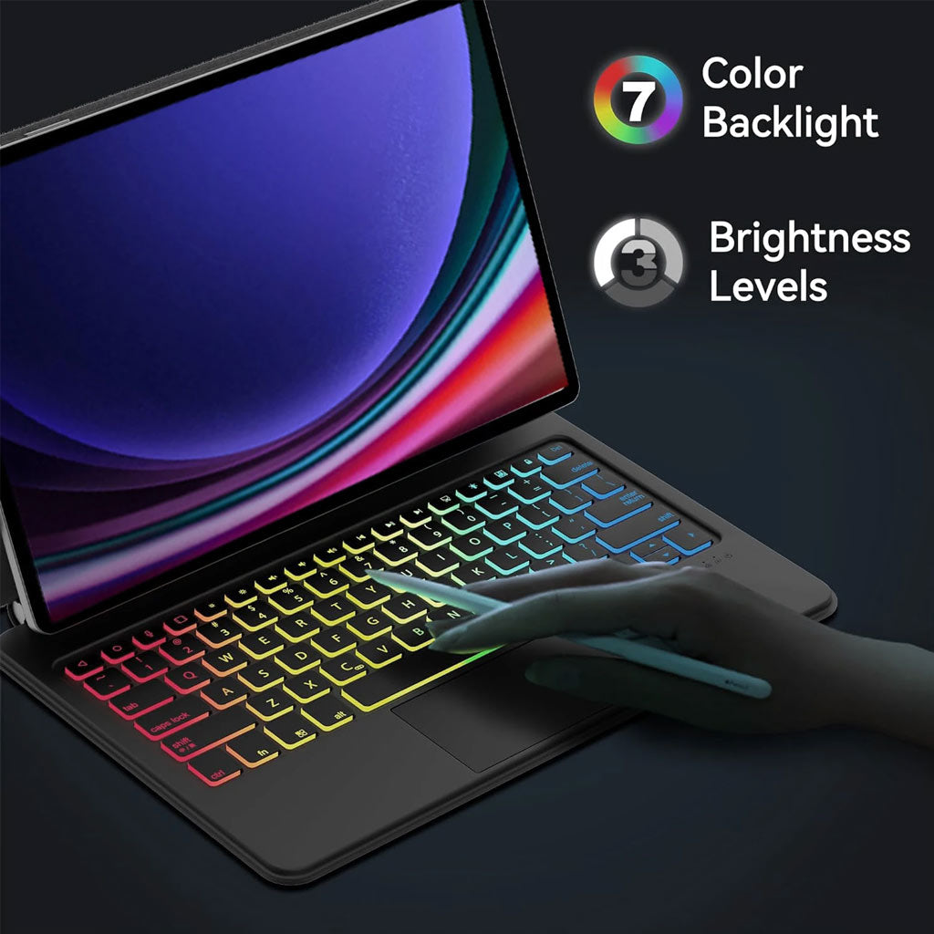 M11P S9+ Keyboard Case for Samsung Galaxy Tab S9 FE Plus 12.4 inch/ S9 Plus