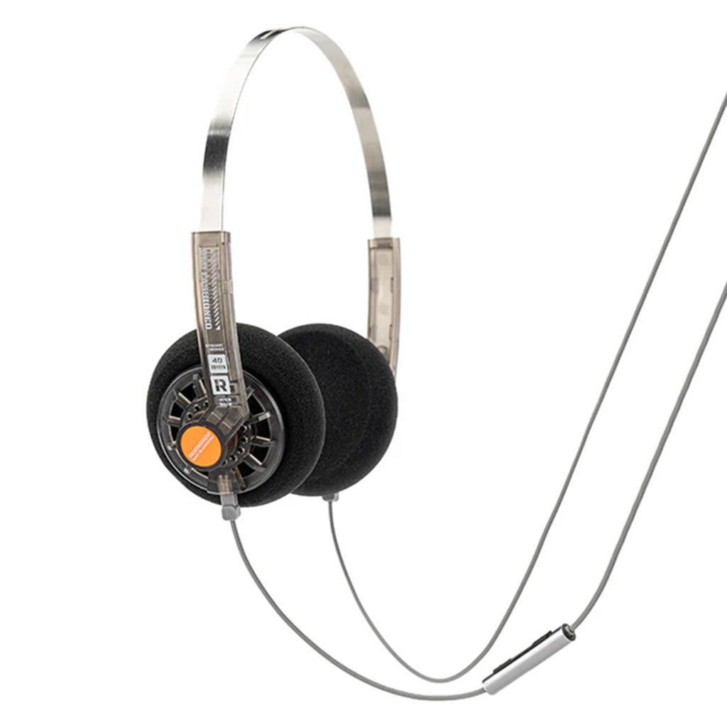 MOONDROP On-ear Headphone with 40mm driver and modular design, featuring a retro metal headband and foam ear pads for vintage audio style.