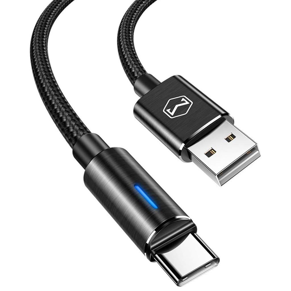 Mcdodo - Fast Charging Cable for USB-A Devices with Type-C connector and LED indicator, ideal for fast charging and data transfer.