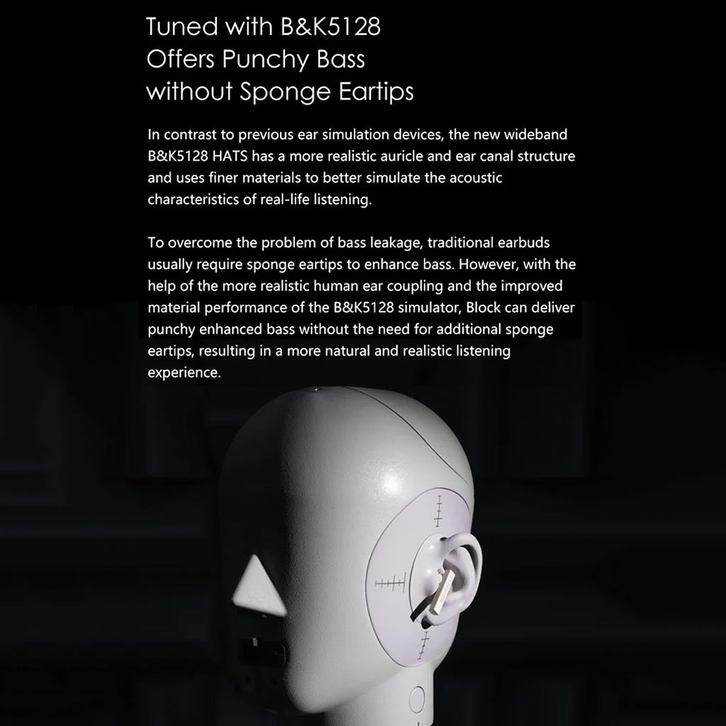 MoonDrop Block TWS Earbuds Tuned with B&K5128