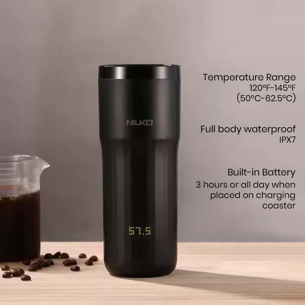 NiLKO N1 Pro 355ml Temperature Control Smart Travel Mug with LED Display - 12