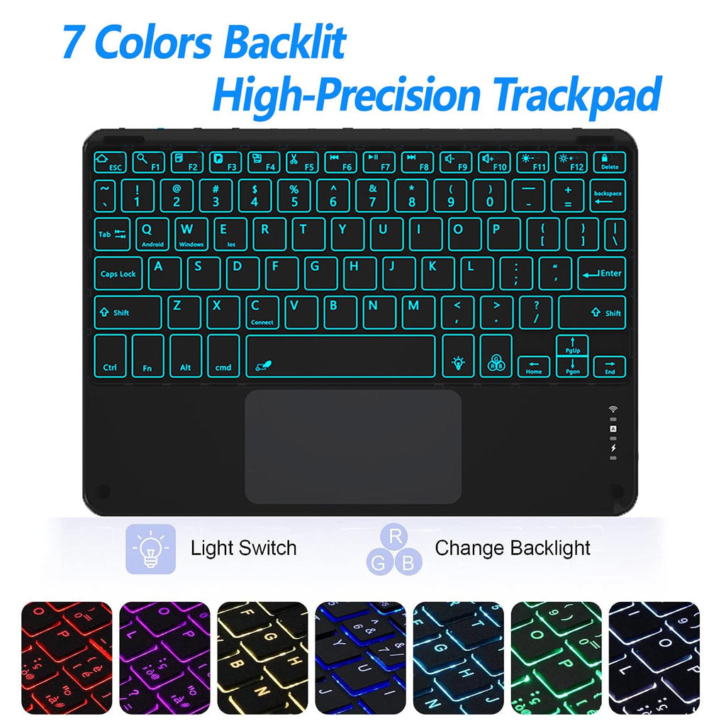 P610T Keyboard Case for Samsung Galaxy Tab S6 Lite 10.4" 2024 keyboard