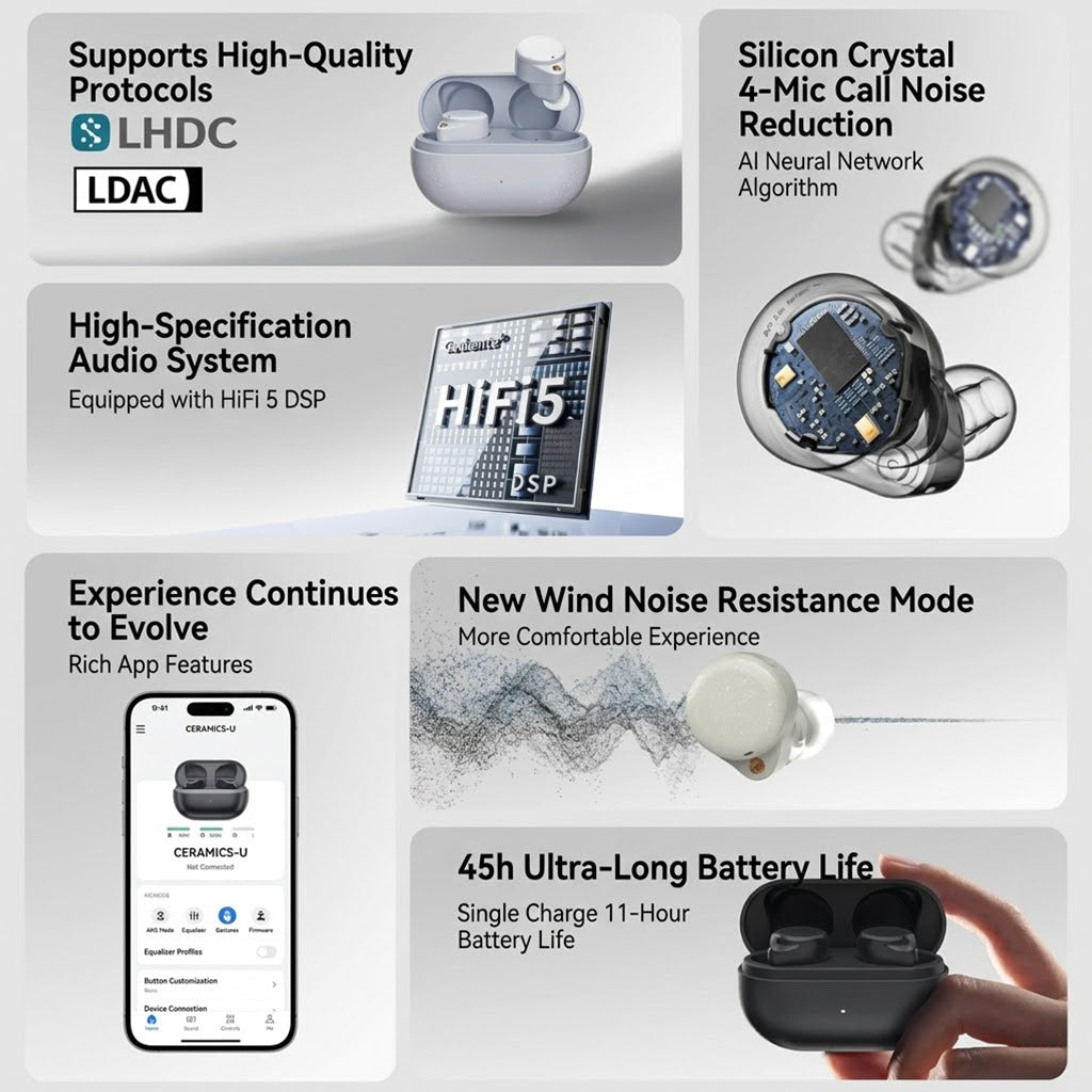 Earbuds with high-quality audio and noise reduction