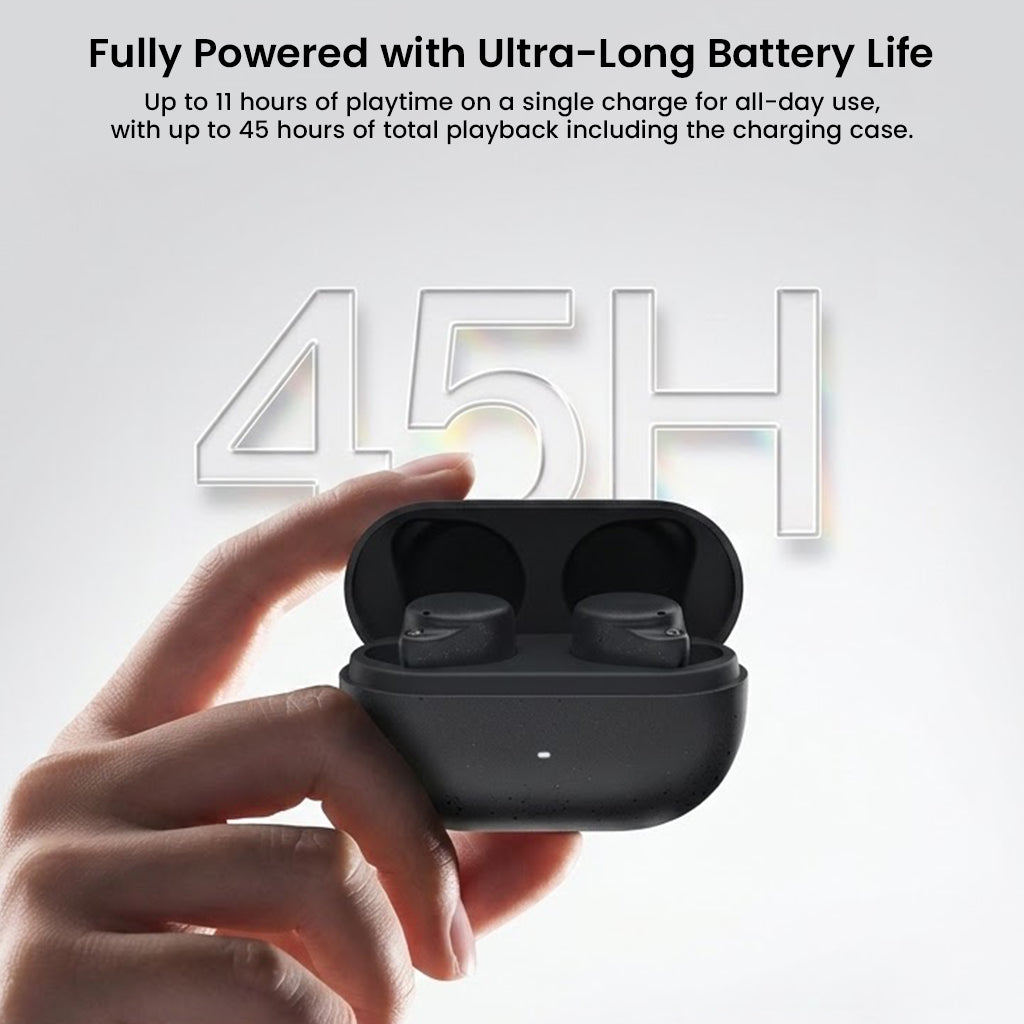 Wireless earbuds with charging case