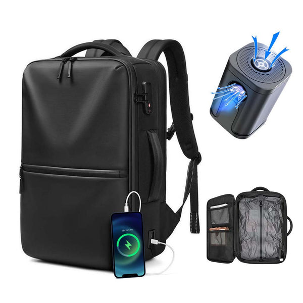 TECPHILE - Smart Airpack Vacuum Compression Travel Backpack 39-55L Expandable - 1