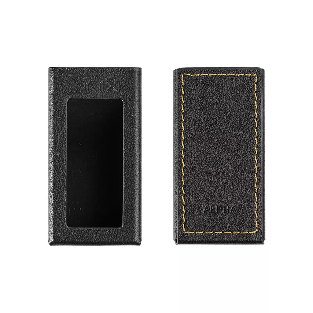 SHANLING ONIX Alpha XI1 Premium Leather Case Black Premium Full Grain Leather Material