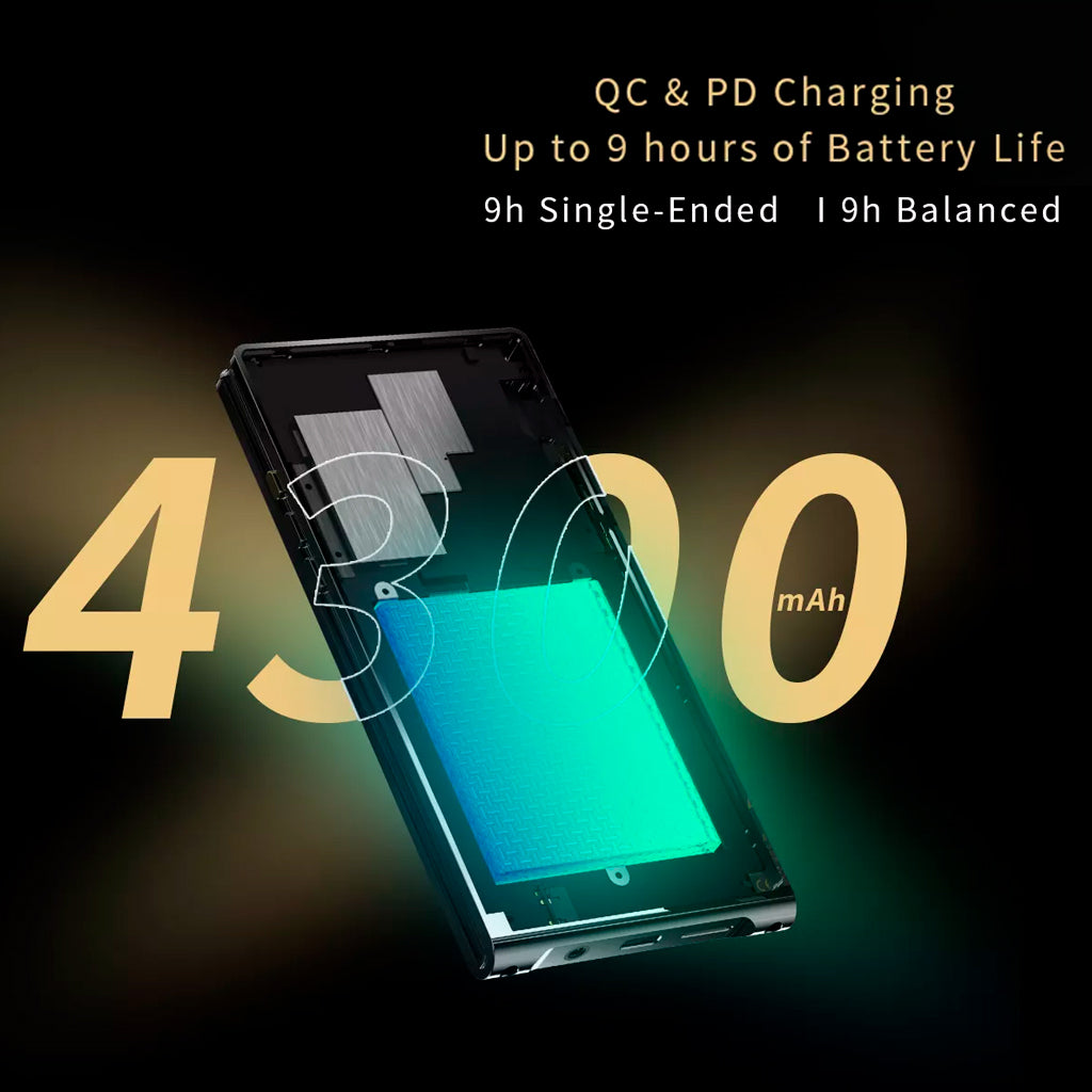 SHANLING ONIX Waltz XM10 LTD Portable Music Player has 4300 mAh battery