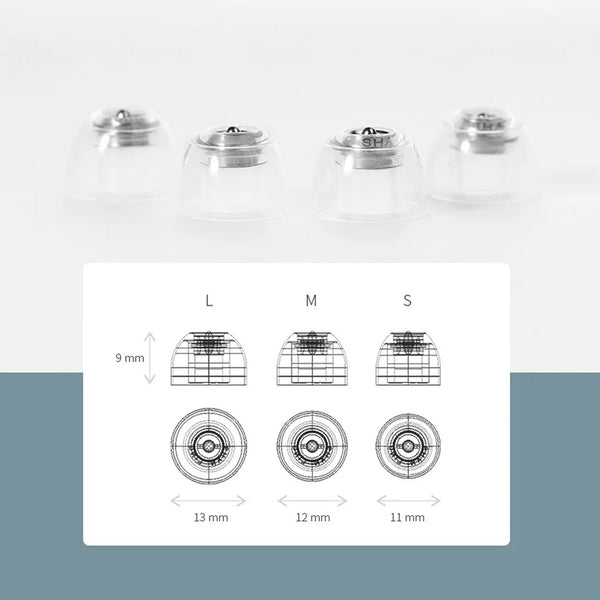 SHANLING SE100 Premium Silicone Eartips for Audiophiles - 11