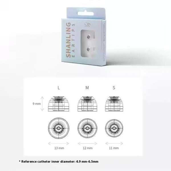 SHANLING SE100 Premium Silicone Eartips for Audiophiles - 2