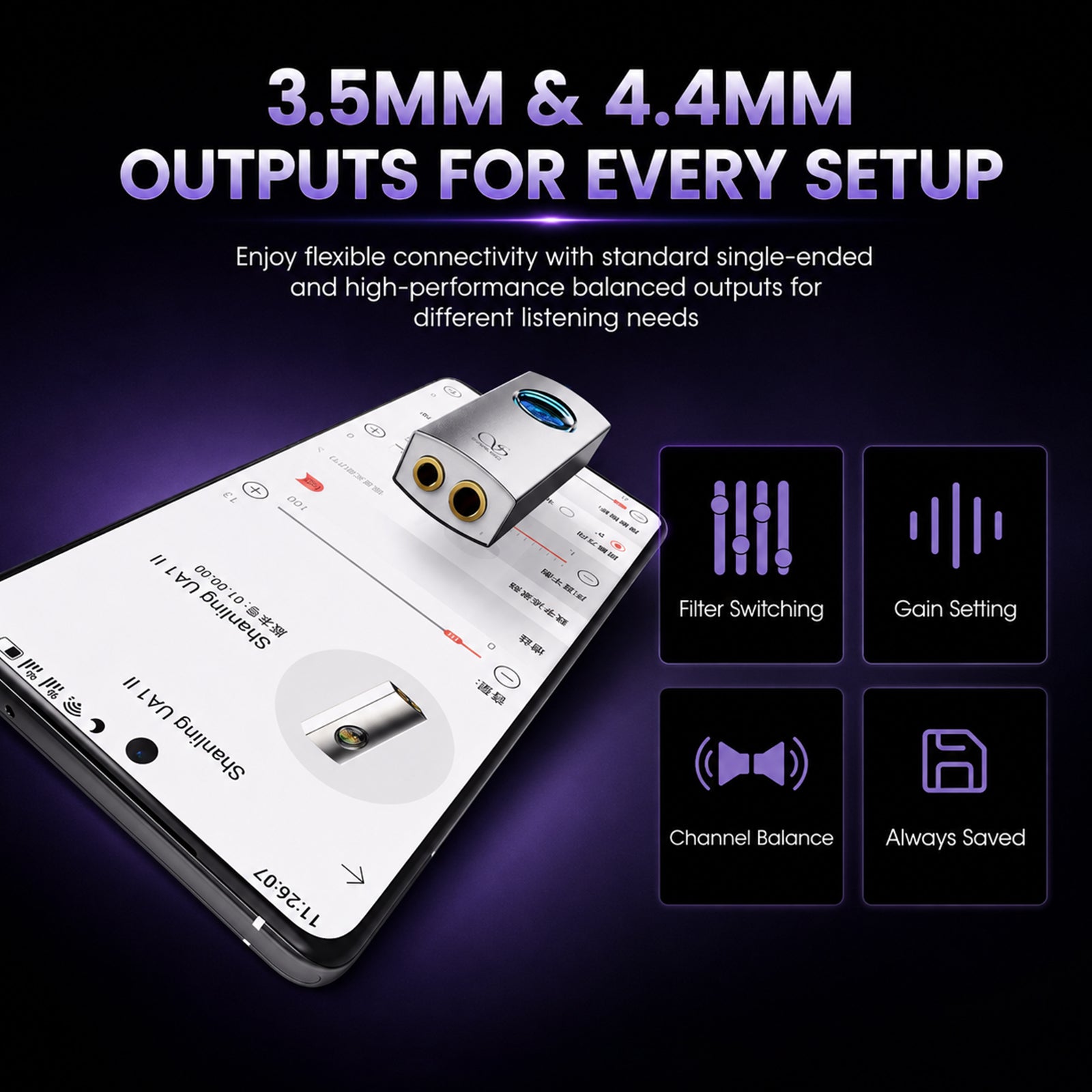 SHANLING – UA1 II Dual CS43131 Portable DAC/Amp