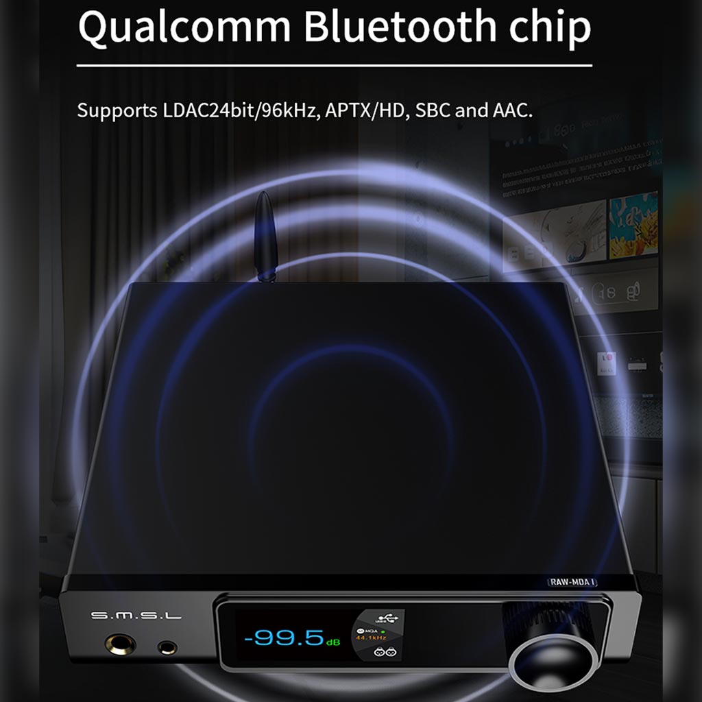 SMSL RAW MDA1 DAC&Amp BLACK