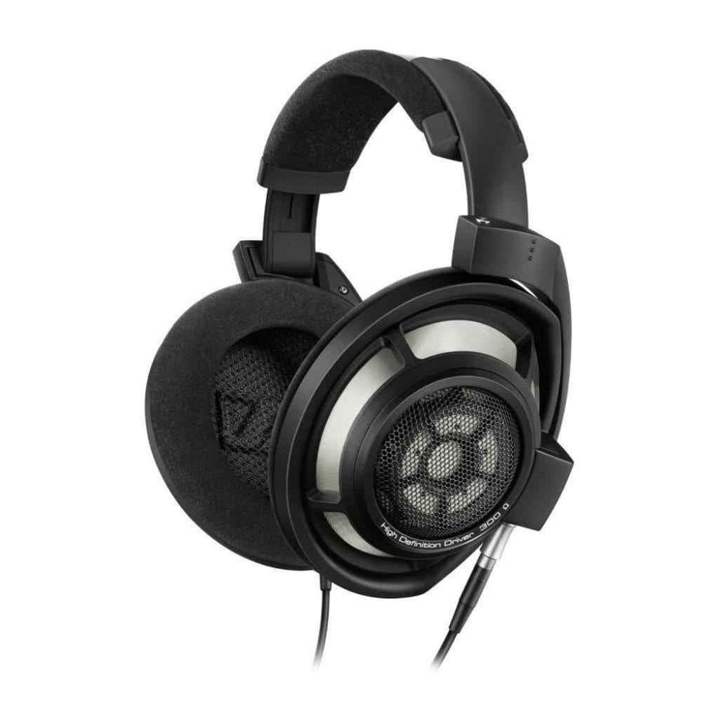 Sennheiser HD 800 S open-back wired headphones with large over-ear design and premium build for high-fidelity audio performance.