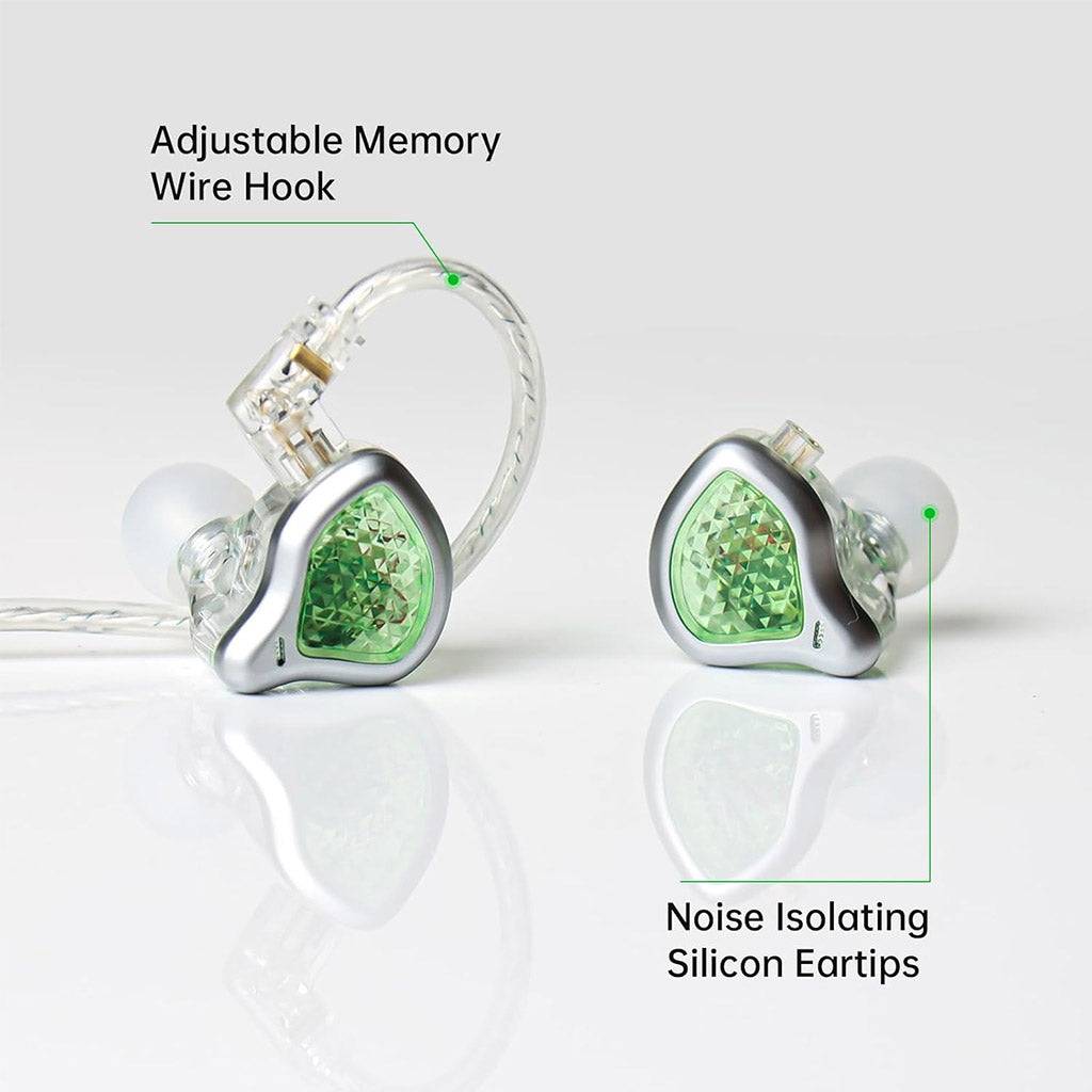 Soratune BI01 In-Ear Monitor Earphones with Noise Isolating Silicon Ear Tips