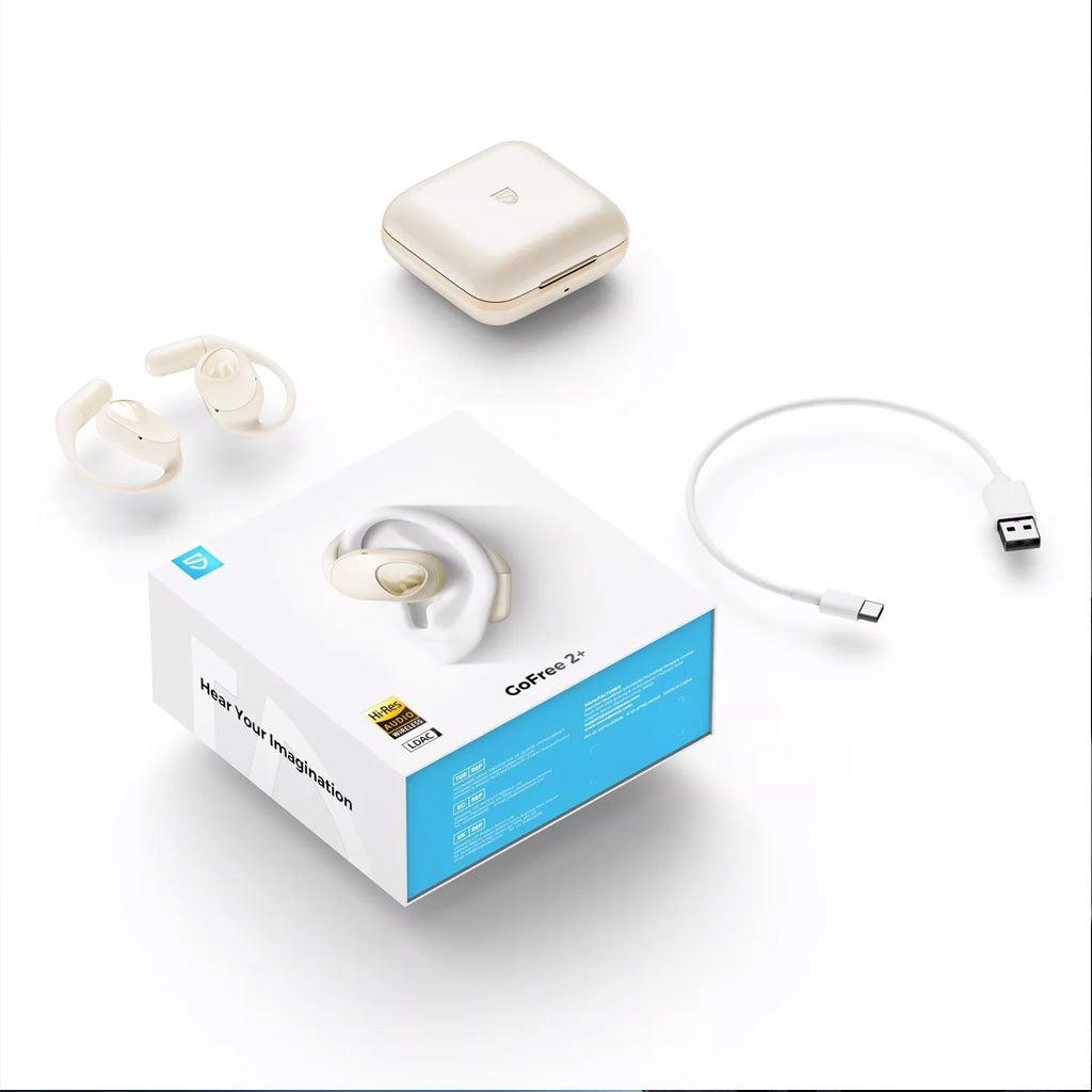 SoundPEATS - Gofree 2+ Wireless Open Ear Earbuds True Wireless