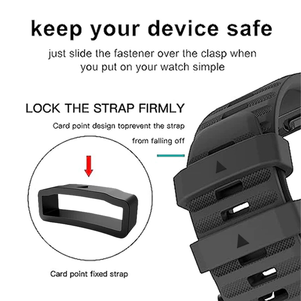 TECPHILE - 26mm Strap Loop Fastener Rings for Garmin