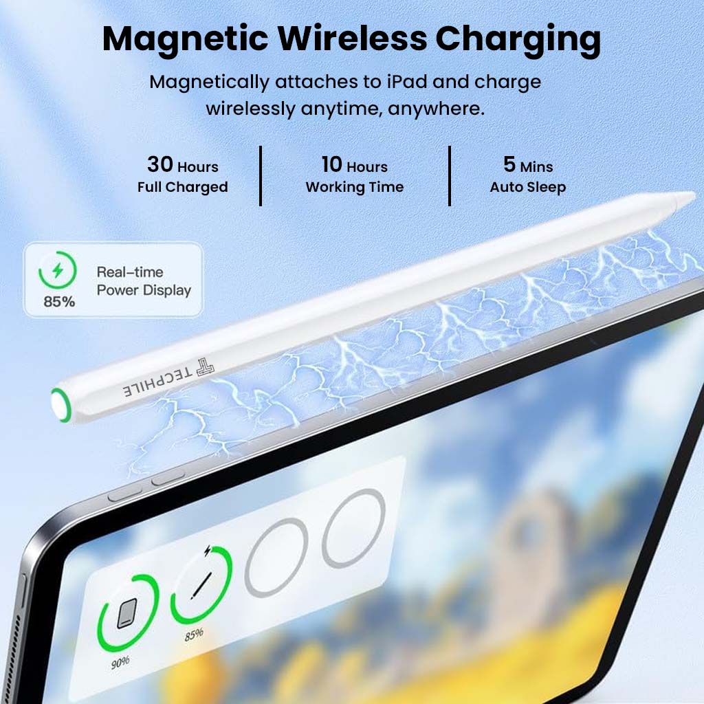iPad Pencil with wireless charging