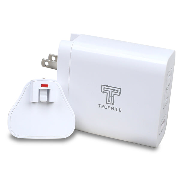 TECPHILE - A2204 Multi-Port 140W GaN Charger - 1