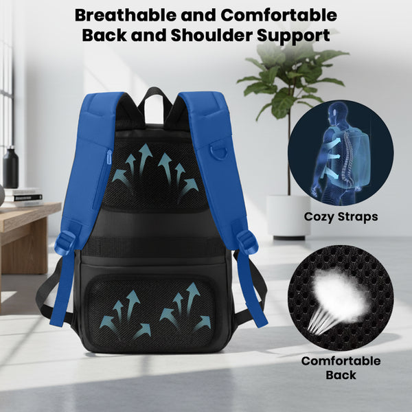 TECPHILE - COMPX Anti Theft Hard Shell Bag Laptop Backpack 15L Fit for 15.6” Laptop - 4