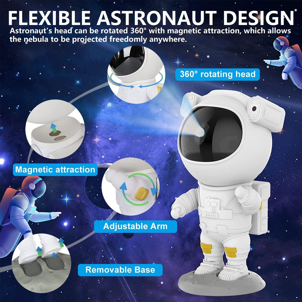 TECPHILE - Astronaut Galaxy Projector with Remote Control