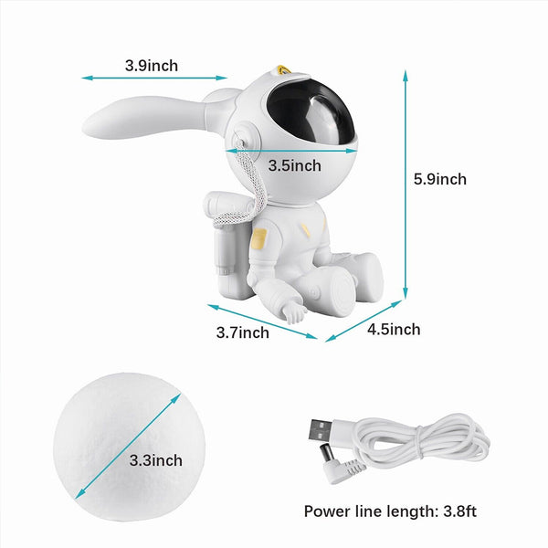 TECPHILE - Astronaut Galaxy Projector with Remote Control - 11