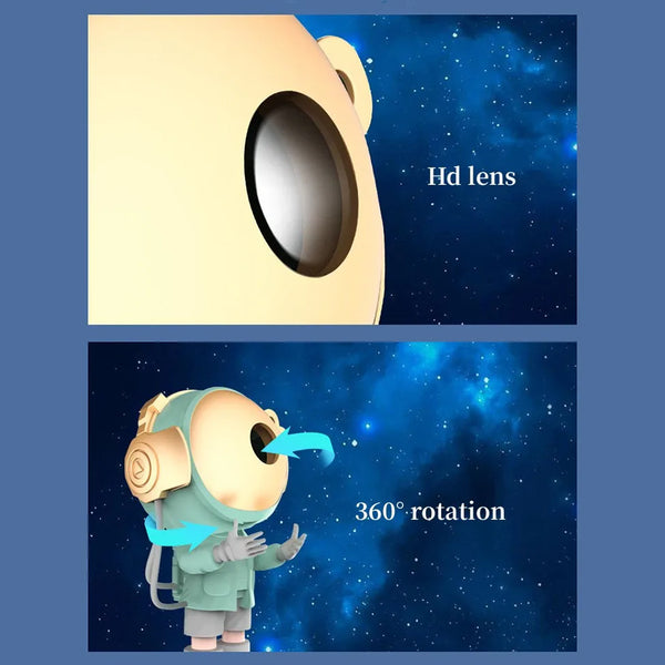 TECPHILE - Astronaut Galaxy Projector with Remote Control - 8