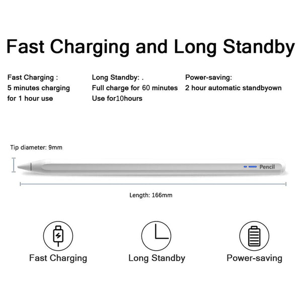 TECPHILE - BP20 Pro Stylus Pen for iPad - 9