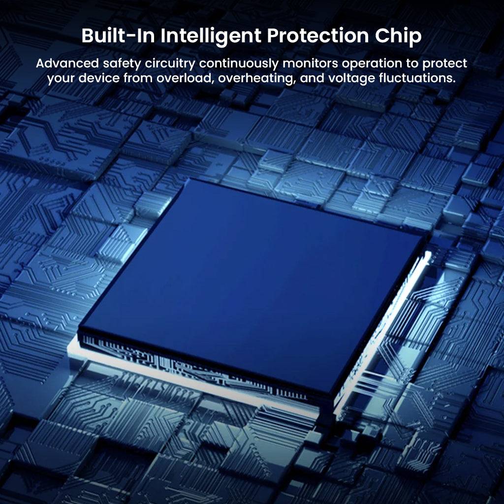 TECPHILE-OTG Igniter Adapter features built-in intelligent protection chip for safe operation, preventing overheating and voltage fluctuations.