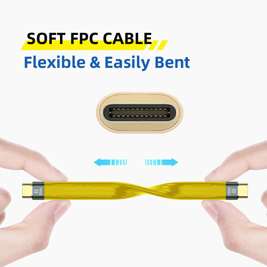 TECPHILE-PD100W-40Gbps-Type-C-Male-to-Type-C-Male-FPC-Cable-Yellow-1-_5