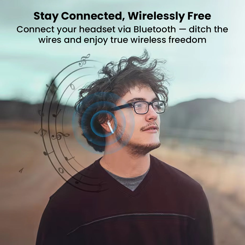 TECPHILE- TP01 Bluetooth 6.0 USB Bluetooth Transmitter allows wireless headset connection for true freedom and mobility without tangled wires.