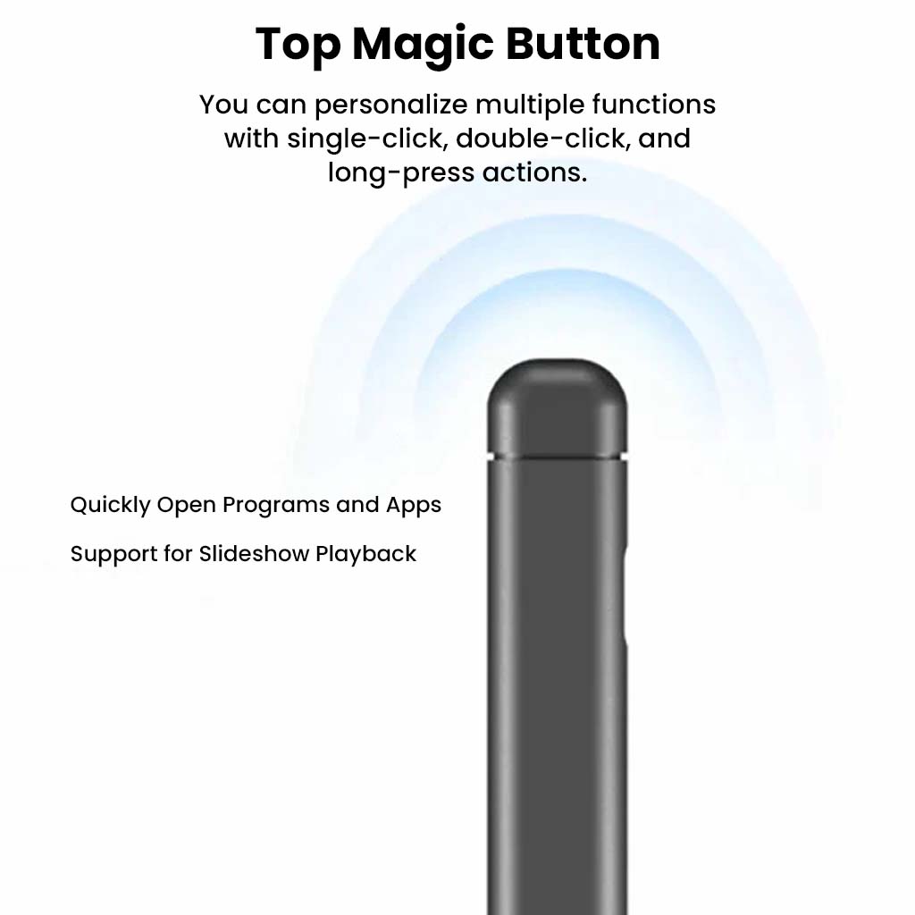 TECPHILE X1 Pro Active Stylus Pen for Microsoft Surface with Top Magic Button