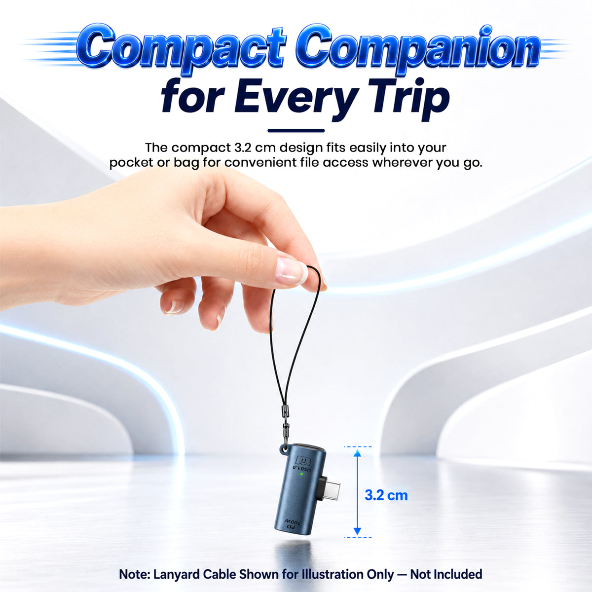 TECPHILE Type C to MicroSD Card Reader OTG Adapter with with USB 3.0 Super Speed