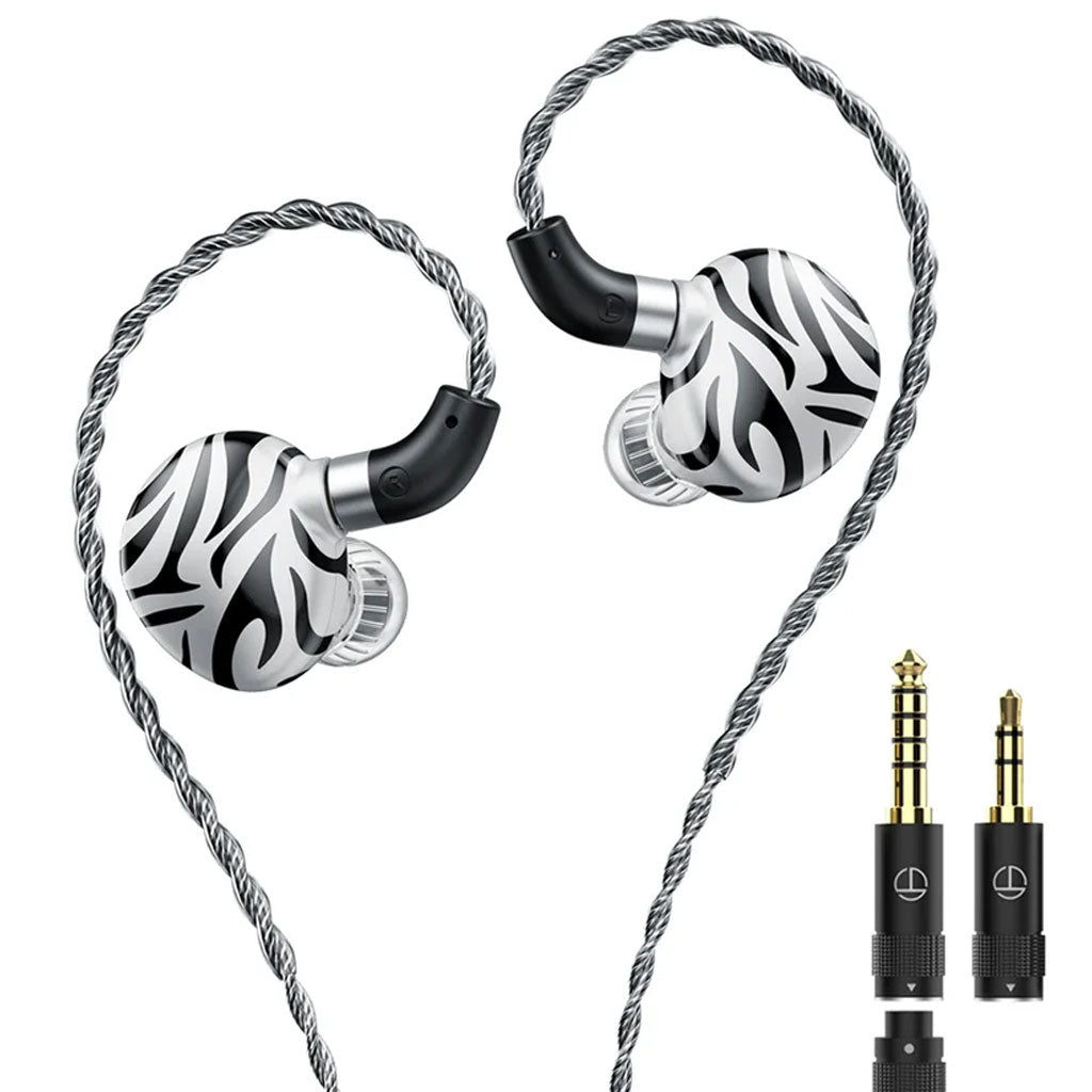 TRN White Tiger Hybrid Dual Dynamic Driver + Planar Diaphragm IEM