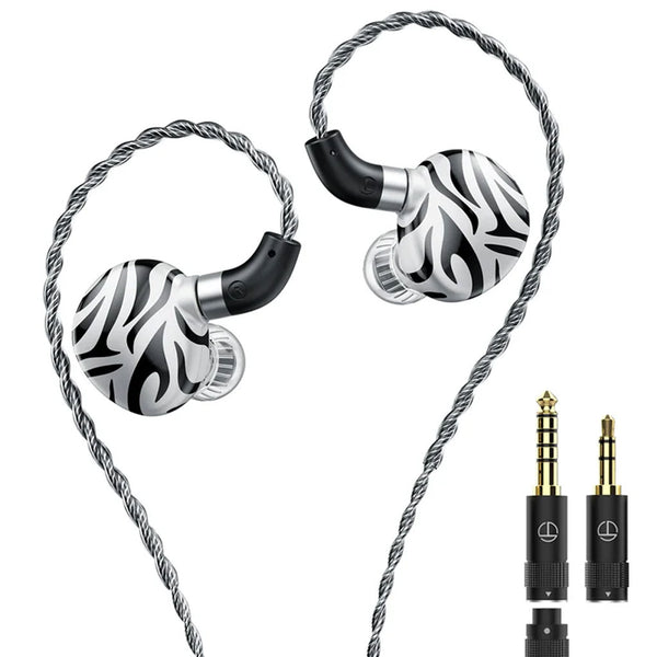 TRN White Tiger Hybrid Dual Dynamic Driver + Planar Diaphragm IEM - 1
