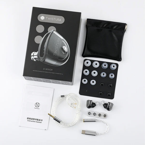 TWISTURA- D-Minor 10mm Dual Magnetic Dynamic Driver IEM - 10