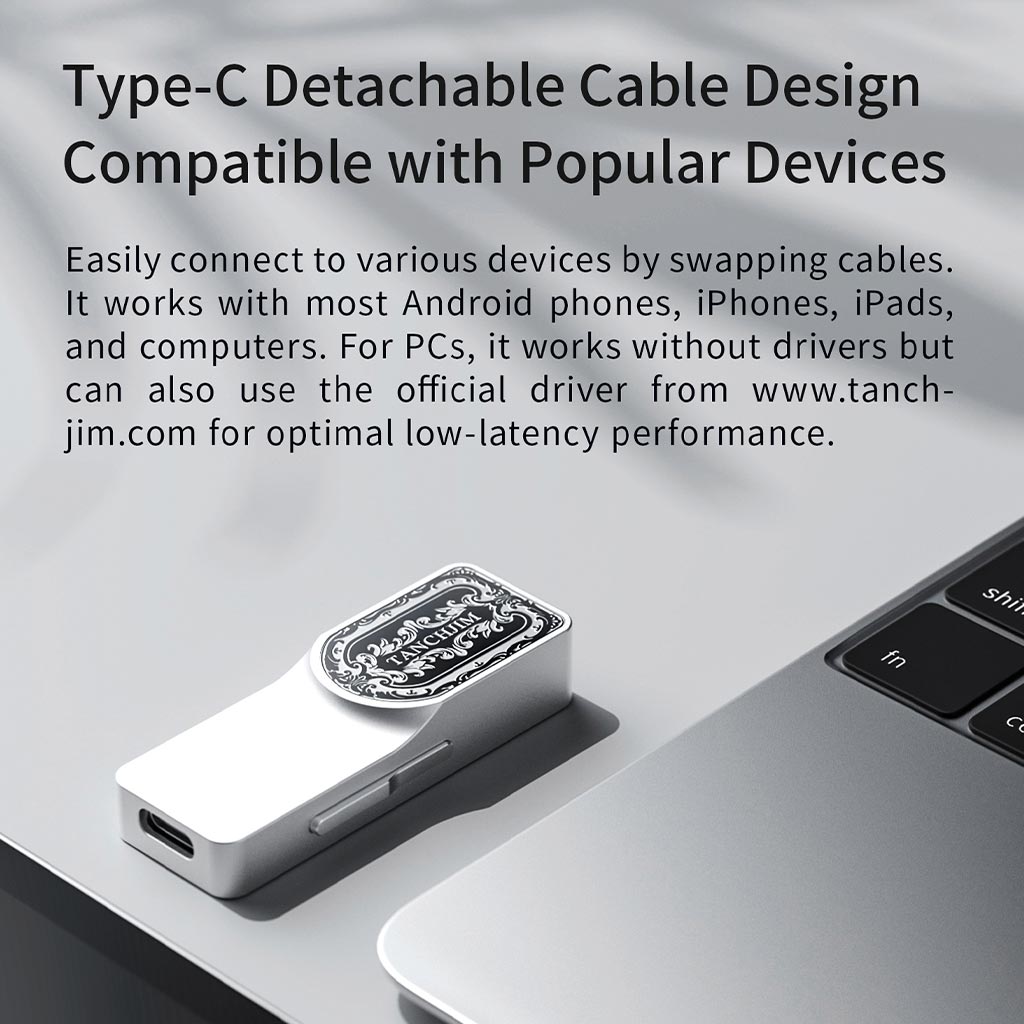 Tanchjim Luna Protable DAC & Amp Type_C Detachable cable