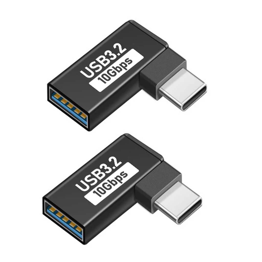TECPHILE USB OTG Adapter with USB-C male to USB-A female 10Gbps interface for mobile and desktop device connectivity.