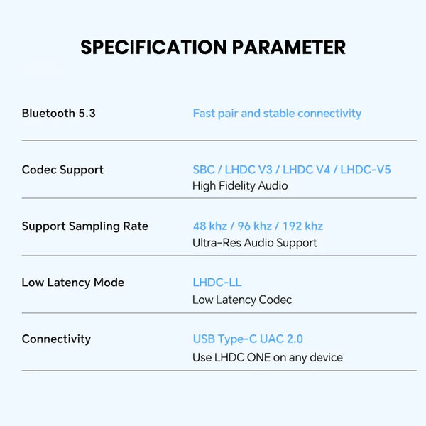 TempoTec  - LHDC ONE Wireless USB-C to Bluetooth Transmitter - 11
