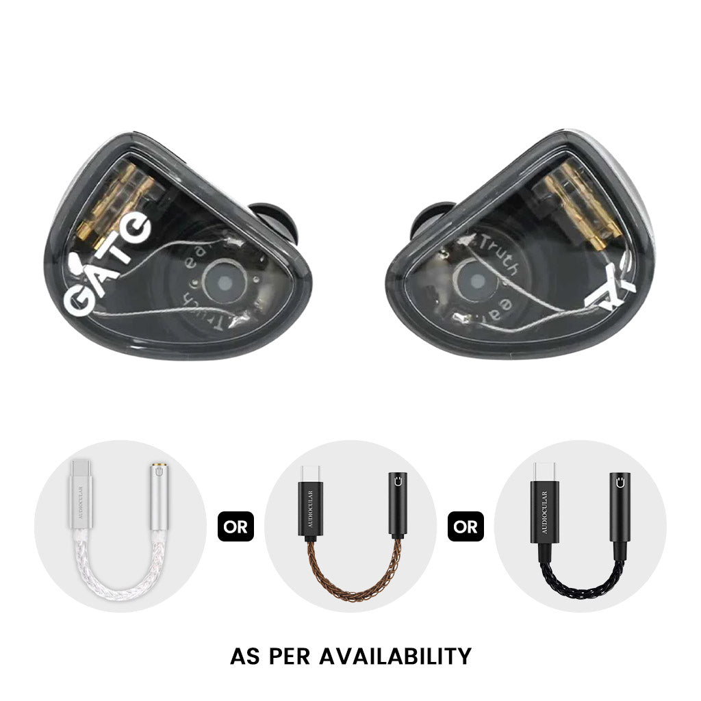 Truthear GATE IEM + AUDIOCULAR D07 Slim DAC & Amp