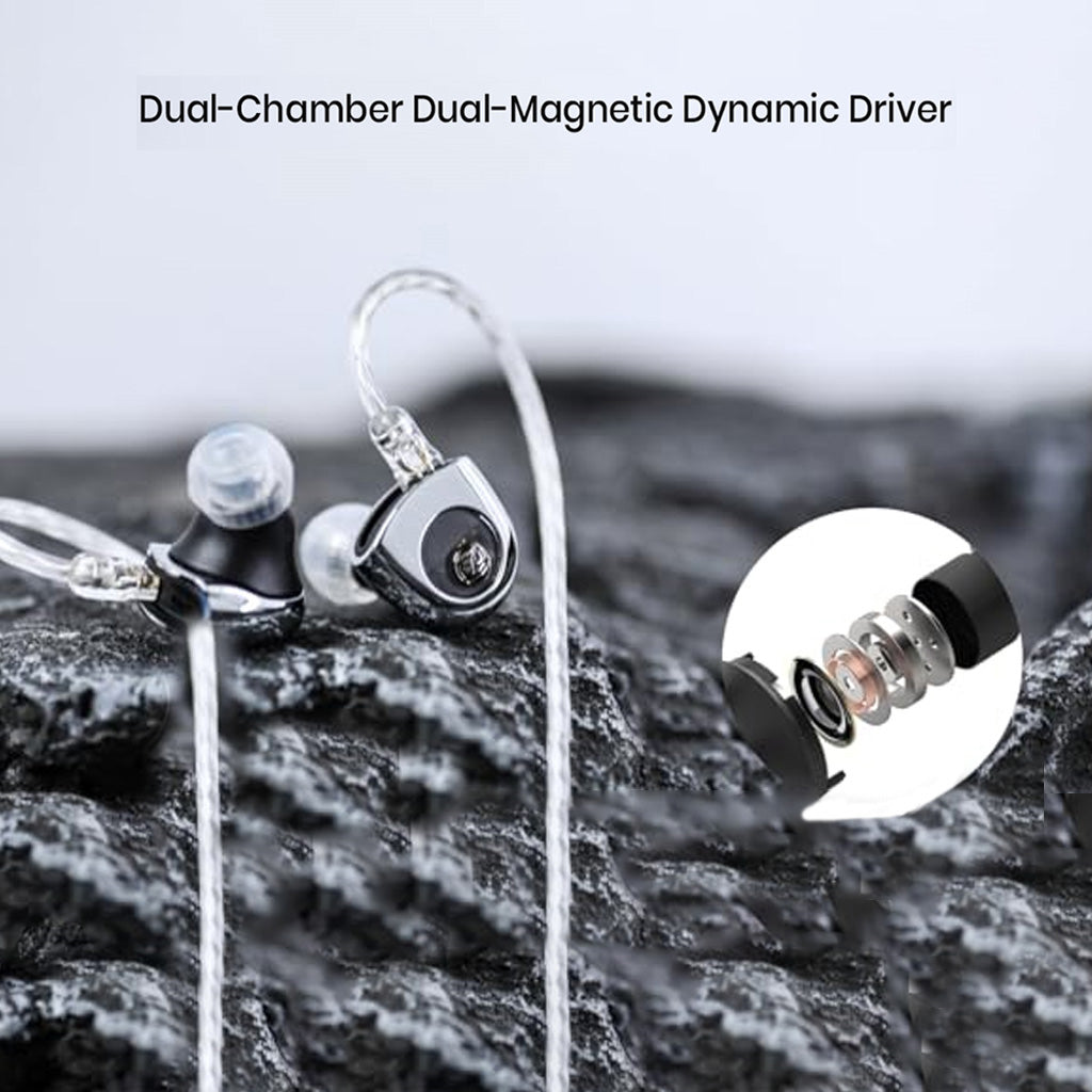 Twistura D Major Dual Chamber Dual Magnetic Dynamic Driver in ear monitor