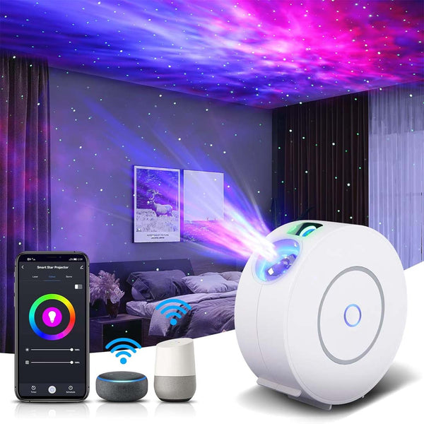SK20 Wifi Smart Nebula Galaxy Star Light Projector, App & Voice Control - 1